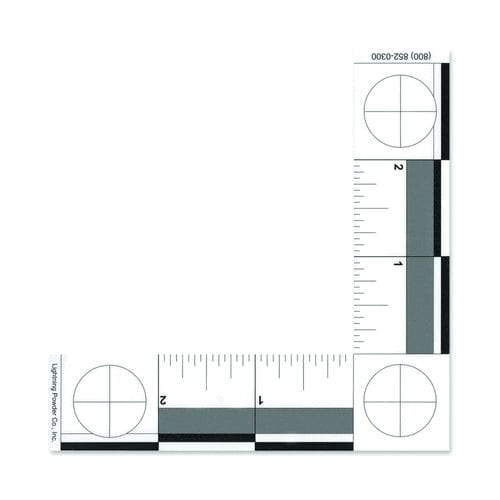 Forensics Source Inch L-Shaped Scale 725525 - Tactical & Duty Gear